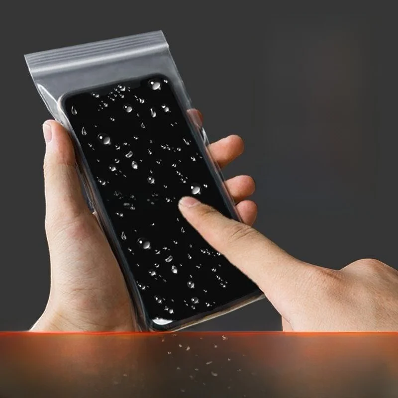 Waterproof Dustproof Touchscreen Compatible Disposable Transparent Mobile Phone Bag Protective Cover Special for Delivery Riders
Waterproof Dustproof Touchscreen Compatible Disposable Transparent Mobile Phone Bag Protective Cover Special for Delivery Riders