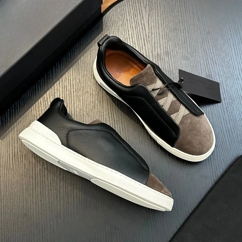 2026 Summer New High-End Men's Casual Genuine Leather Board Shoes Fashion Sneakers Sports
2026 Summer New High-End Men's Casual Genuine Leather Board Shoes Fashion Sneakers Sports