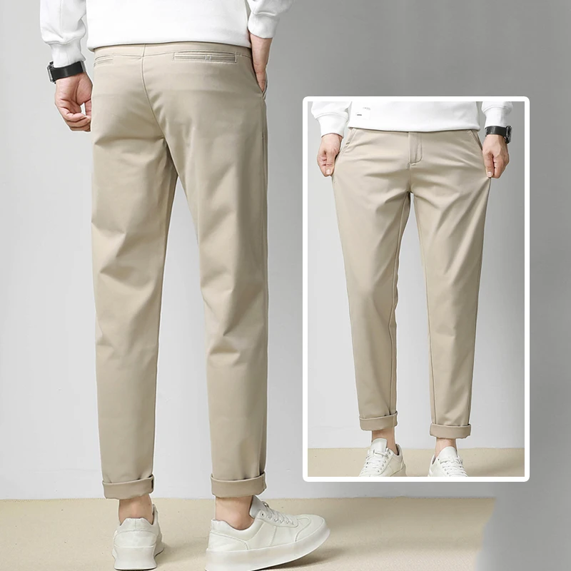 Light Business Men's Straight Casual Pants Spring Autumn Stretch Slimming Versatile Pants Cotton All Cotton Fashion
Light Business Men's Straight Casual Pants Spring Autumn Stretch Slimming Versatile Pants Cotton All Cotton Fashion