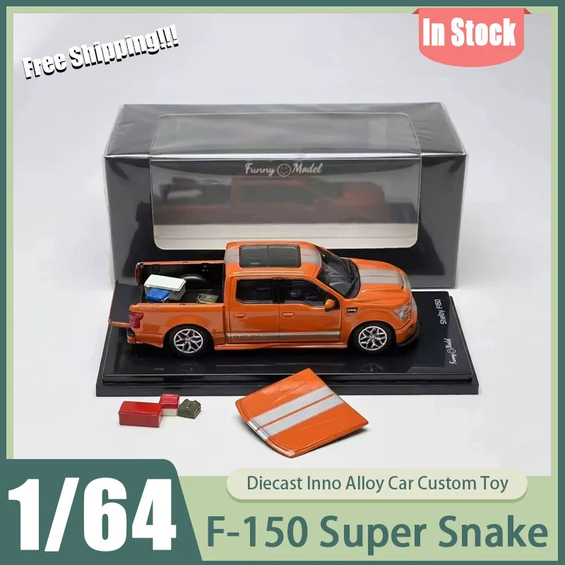 New In Stock Funny Model 1:64 F 150 Super Snake Diecast Pickup Truck Model With Removable Hood Accessories Collectible Toys Gift
New In Stock Funny Model 1:64 F 150 Super Snake Diecast Pickup Truck Model With Removable Hood Accessories Collectible Toys Gift