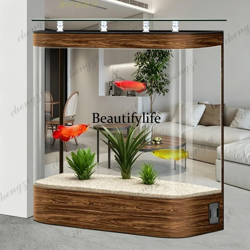 E182 Double round floor-to-ceiling household living room glass goldfish tank ecological air automatic circulation filter aquariu
E182 Double round floor-to-ceiling household living room glass goldfish tank ecological air automatic circulation filter aquariu