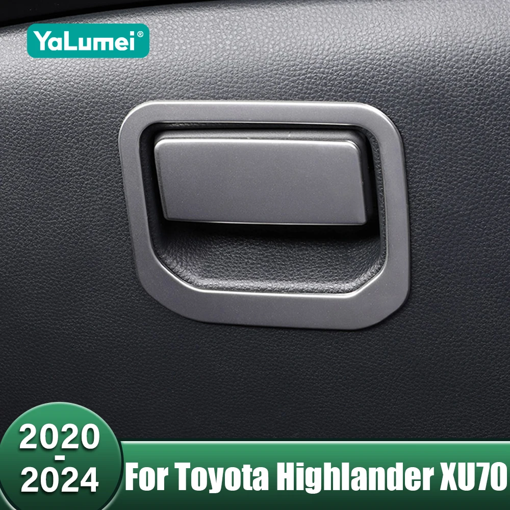 Stainless Car Glove Box Handle Cover Storage Trim Sequins For Toyota Highlander XU70 Kluger 2020 2021 2022 2023 2024 Hybrid
Stainless Car Glove Box Handle Cover Storage Trim Sequins For Toyota Highlander XU70 Kluger 2020 2021 2022 2023 2024 Hybrid