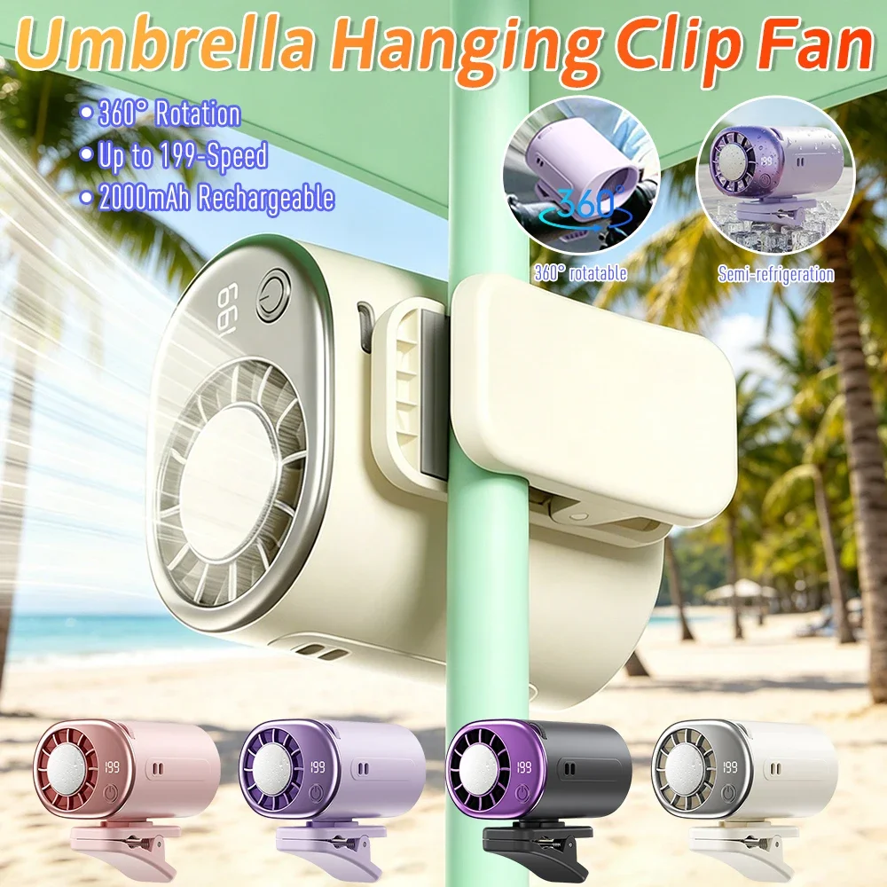 New Umbrella Hanging Clip Fan 199 High-Speed Electric Cooling Fans Car Portable Semiconductor Air Cooler Handheld Mini Desk Fan
New Umbrella Hanging Clip Fan 199 High-Speed Electric Cooling Fans Car Portable Semiconductor Air Cooler Handheld Mini Desk Fan