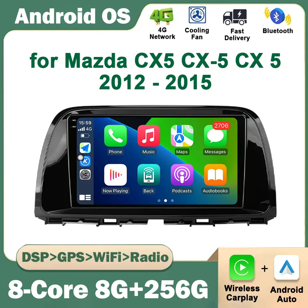 9 inch for Mazda CX5 CX-5 CX 5 2012 - 2015 Car Radio Video Multimedia Player Android OS GPS Navi BT WiFi DSP Stereo Touch Screen
9 inch for Mazda CX5 CX-5 CX 5 2012 - 2015 Car Radio Video Multimedia Player Android OS GPS Navi BT WiFi DSP Stereo Touch Screen