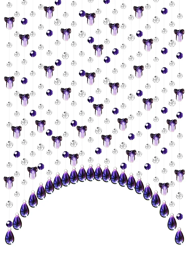 Bead crystal partition living room household toilet door curtain screen curtain beads
Bead crystal partition living room household toilet door curtain screen curtain beads