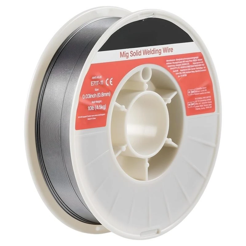 Flux Core MIG Welding Wire, E71T-11 0.03-inch 10 LBS, Gasless Mild Steel Welding Wire with Low Spatter for All Position Arc Welding, Self-Shielded for Outdoor Use
Flux Core MIG Welding Wire, E71T-11 0.03-inch 10 LBS, Gasless Mild Steel Welding Wire with Low Spatter for All Position Arc Welding, Self-Shielded for Outdoor Use