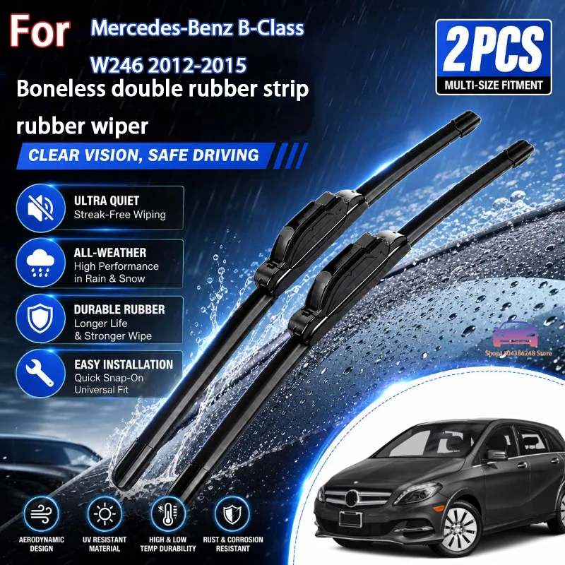 Front Wiper Blades For Mercedes-Benz B-Class W246 2012-2015 Windshield Windscreen Window Rain Brushes 26"+19" Modification Parts
Front Wiper Blades For Mercedes-Benz B-Class W246 2012-2015 Windshield Windscreen Window Rain Brushes 26"+19" Modification Parts
