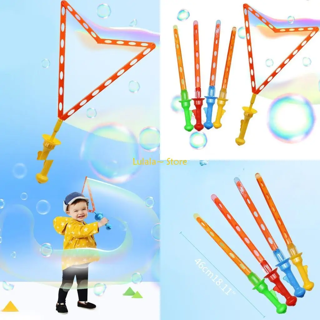 Y4QA 46CM Large Bubble Western Sword Bubble Sticks Kids Soap Bubble Toy Outdoor
Y4QA 46CM Large Bubble Western Sword Bubble Sticks Kids Soap Bubble Toy Outdoor