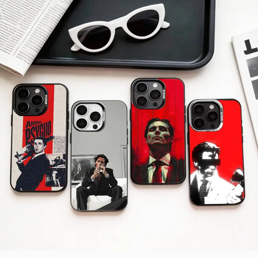 H-Horror A-American Psycho Phone Case For iPhone17,16,15,14,13,12,11 Plus,Pro Max Colored Silver Plated Inside Cover
H-Horror A-American Psycho Phone Case For iPhone17,16,15,14,13,12,11 Plus,Pro Max Colored Silver Plated Inside Cover