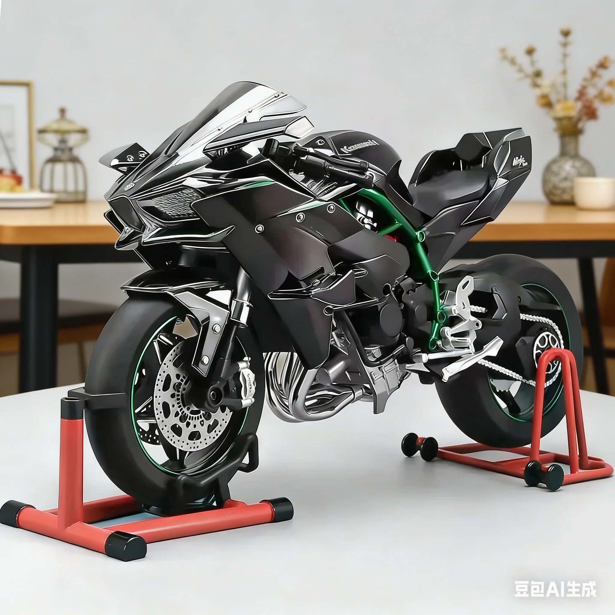 For Spray 1:6 Kavvasaki Racing Ninja H2R Motorcycle Simulation Sound Light Fast And Furious Holiday gift surprise collection
For Spray 1:6 Kavvasaki Racing Ninja H2R Motorcycle Simulation Sound Light Fast And Furious Holiday gift surprise collection