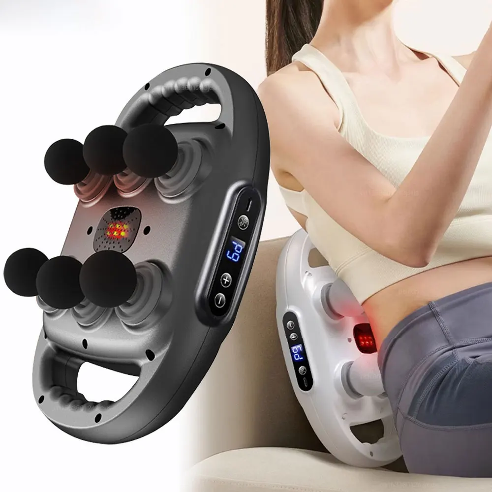 Fascia Gun Muscle Massager Gun Six Heads High Frequency Neck Waist Massage Machine Neck Shoulder Professional Fascia Massage Gun
Fascia Gun Muscle Massager Gun Six Heads High Frequency Neck Waist Massage Machine Neck Shoulder Professional Fascia Massage Gun