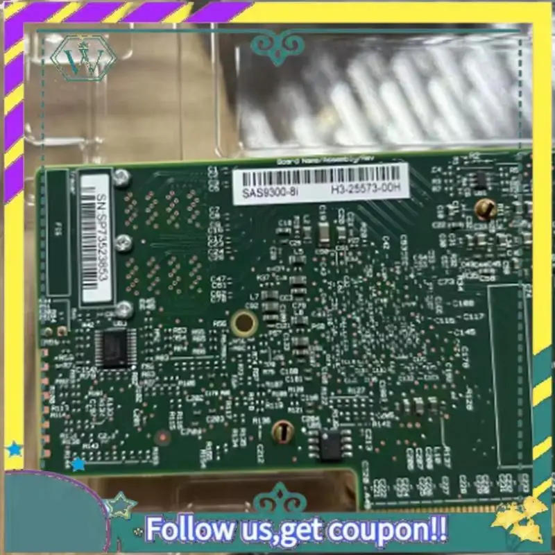 NEW High-Performance LSI Broadcom 9300-8I SATA+SAS 12Gb/S 8-Port PCI-Express 3.0 Host Adapter Card
NEW High-Performance LSI Broadcom 9300-8I SATA+SAS 12Gb/S 8-Port PCI-Express 3.0 Host Adapter Card