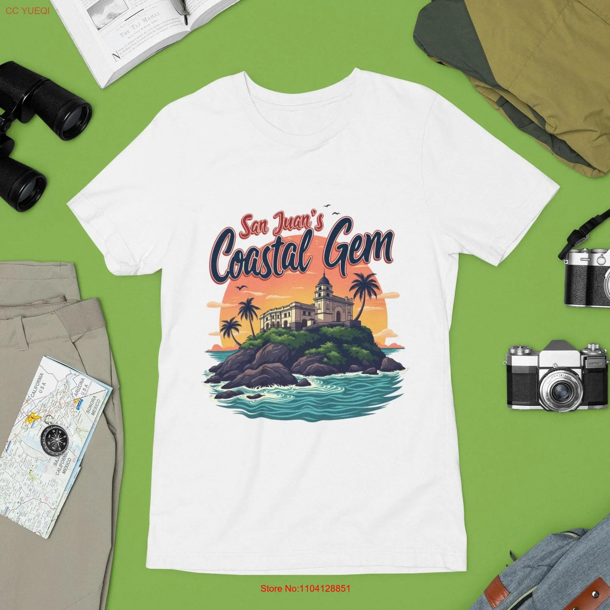 San Juan El Morro Retro T Shirt Colorful Puerto Rico Sunset Coastal Fortress ArT Vintage Landmark Design s for Travelers
San Juan El Morro Retro T Shirt Colorful Puerto Rico Sunset Coastal Fortress ArT Vintage Landmark Design s for Travelers