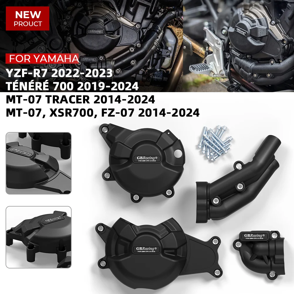 GBRacing For YAMAHA MT-07 Tracer & MT-07 & XSR700 2014-2024 YZF-R7 2022-2023 & TÉNÉRÉ 700 2014-2024 Engine Crash Cover Set
GBRacing For YAMAHA MT-07 Tracer & MT-07 & XSR700 2014-2024 YZF-R7 2022-2023 & TÉNÉRÉ 700 2014-2024 Engine Crash Cover Set