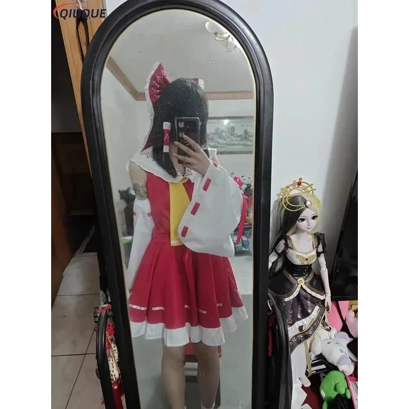 ★Halloween Cosplay Costume Anime Touhou Project Hakurei Reimu Wig Mikofuku Women Uniform Dress Full♥ All corners of the country
★Halloween Cosplay Costume Anime Touhou Project Hakurei Reimu Wig Mikofuku Women Uniform Dress Full♥ All corners of the country