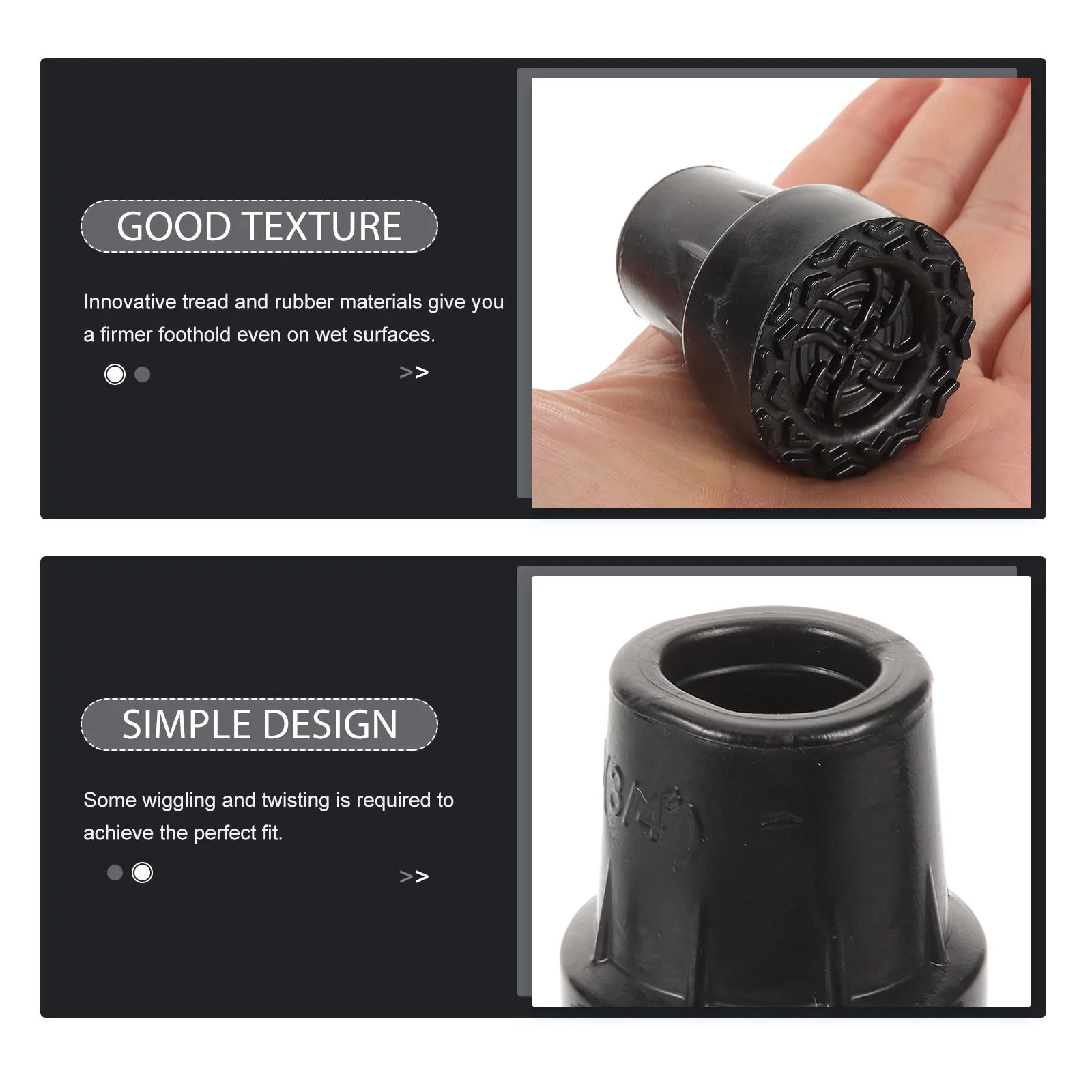 4Pcs Replacement Trekking Pole Foot Covers Non-Skid Cane Tips Thickened Walking Stick Ends for Outdoor Climbing Hiking Support
4Pcs Replacement Trekking Pole Foot Covers Non-Skid Cane Tips Thickened Walking Stick Ends for Outdoor Climbing Hiking Support