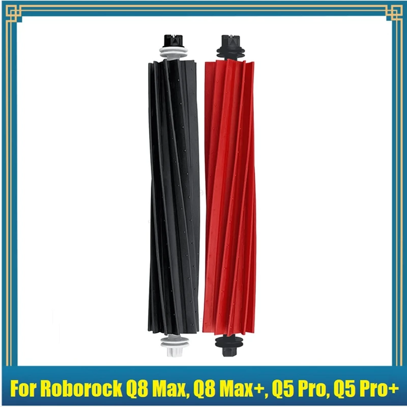1 Pair Dual Rubberized Main Roller Brushes For Xiaomi Roborock Q8 Max, Q8 Max+, Q5 Pro, Q5 Pro+ Robots Vacuum Cleaer Accessories
1 Pair Dual Rubberized Main Roller Brushes For Xiaomi Roborock Q8 Max, Q8 Max+, Q5 Pro, Q5 Pro+ Robots Vacuum Cleaer Accessories