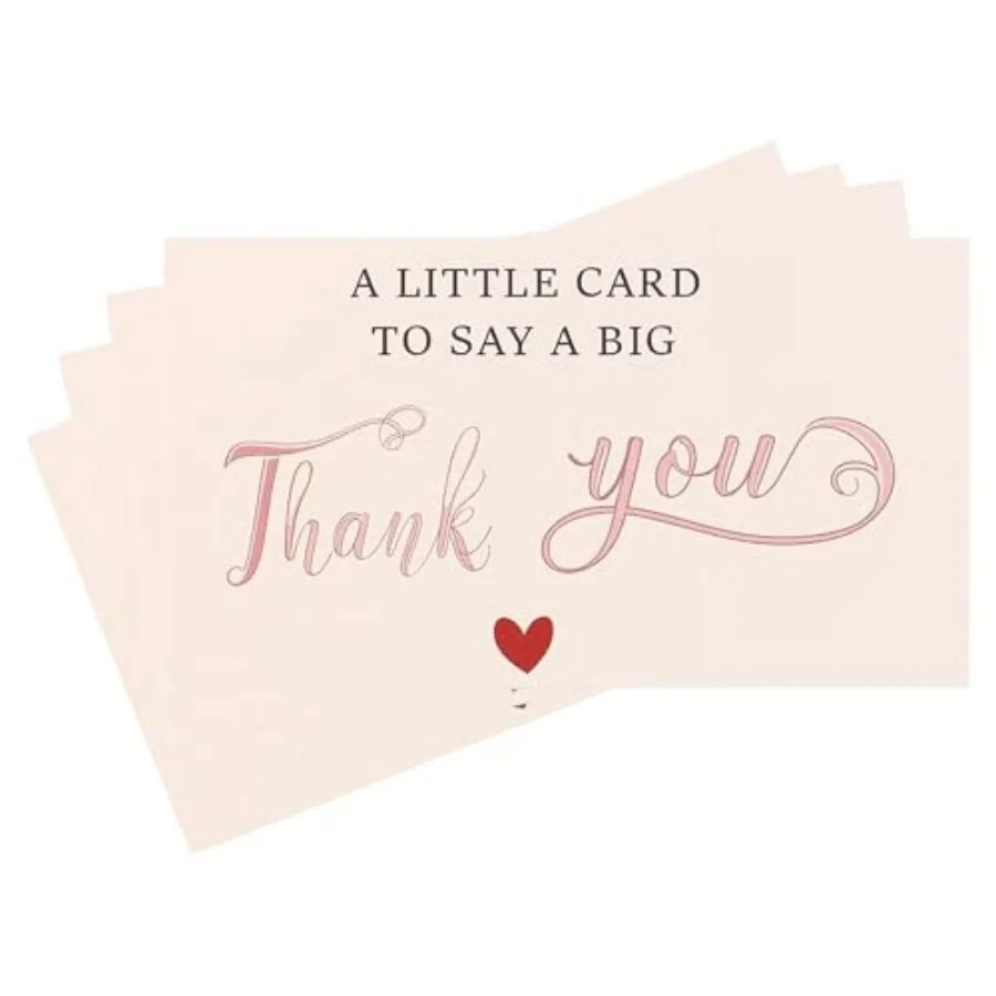 200Pcs Mini Thank You Card, 2" x 3.5" Thank You for Your Order Cards, Small Customer Appreciation Card for Business Owners, Sho
200Pcs Mini Thank You Card, 2" x 3.5" Thank You for Your Order Cards, Small Customer Appreciation Card for Business Owners, Sho