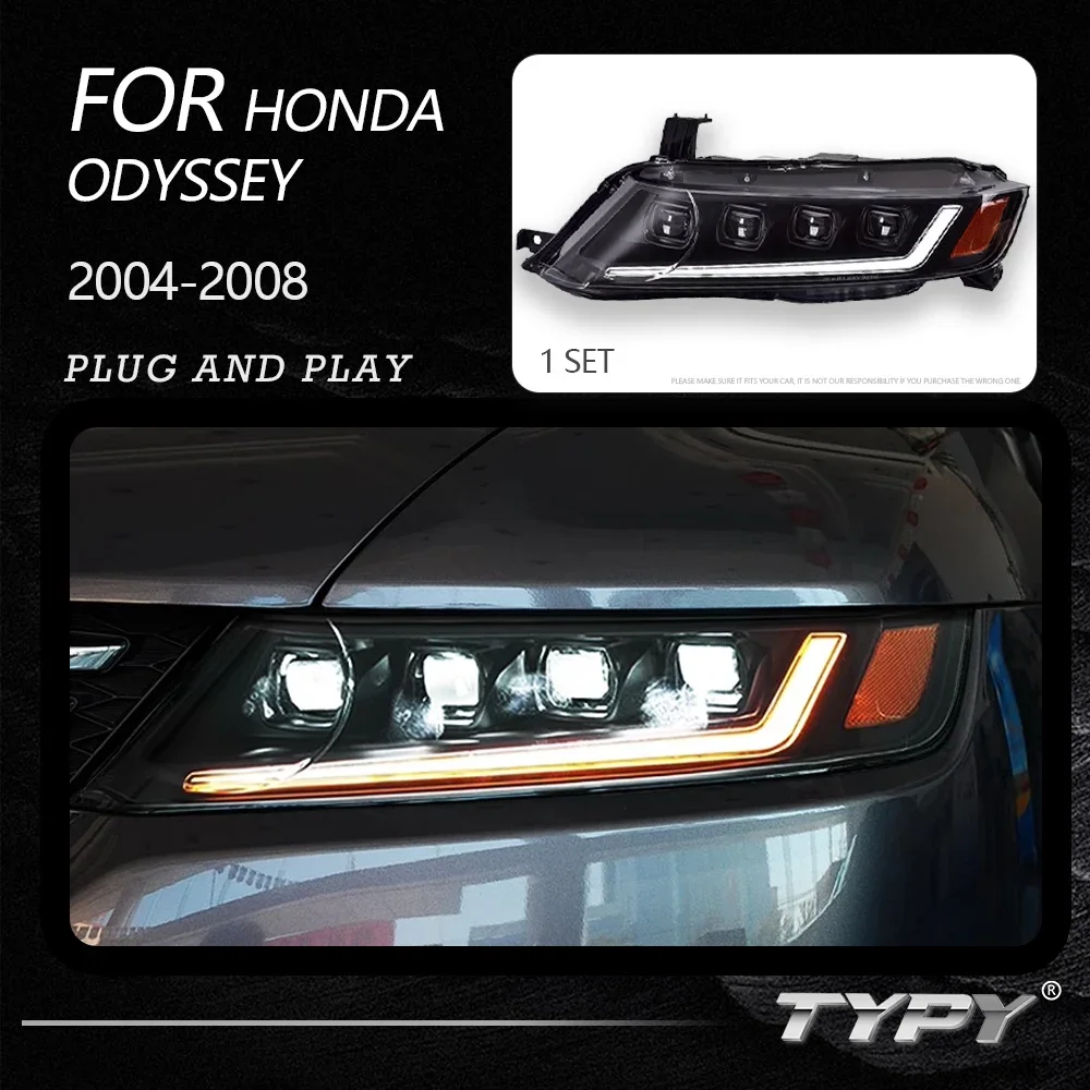 TYPY Dynamic Signal Head Lamp Automotive Accessories Upgrade Modified New LED For Honda Odyssey Headlight 2004-2008
TYPY Dynamic Signal Head Lamp Automotive Accessories Upgrade Modified New LED For Honda Odyssey Headlight 2004-2008