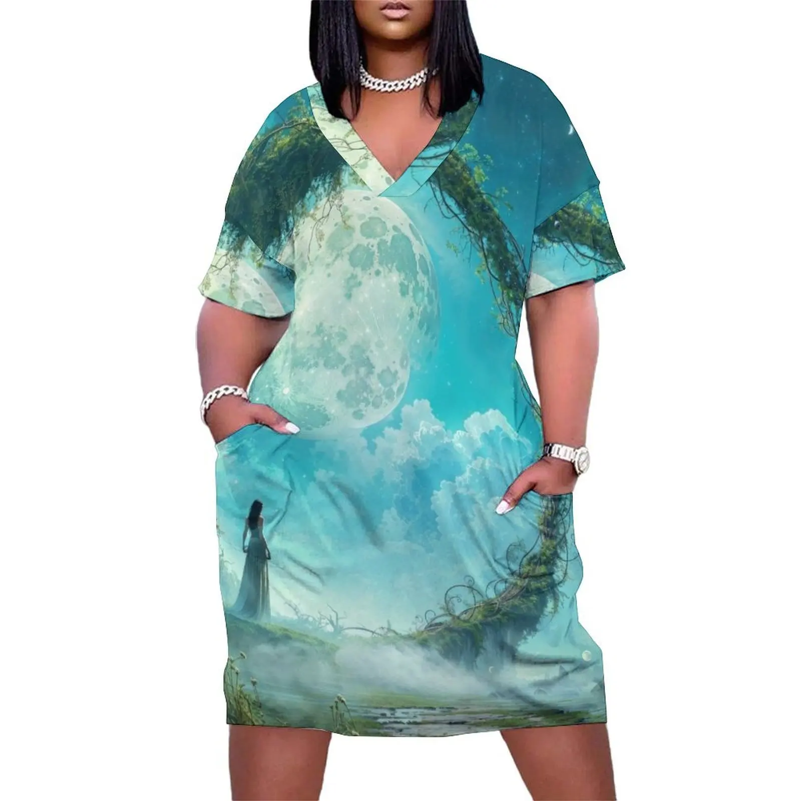 Floral Moon Portal Loose Pocket Dress clothes woman dress wedding guest dress 2025 clothes for woman
Floral Moon Portal Loose Pocket Dress clothes woman dress wedding guest dress 2025 clothes for woman