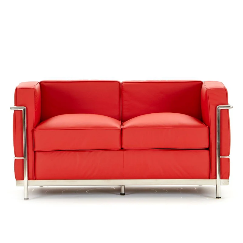 Sofa minimalist classic, office, lounge area, living room steel frame leather art sand
Sofa minimalist classic, office, lounge area, living room steel frame leather art sand