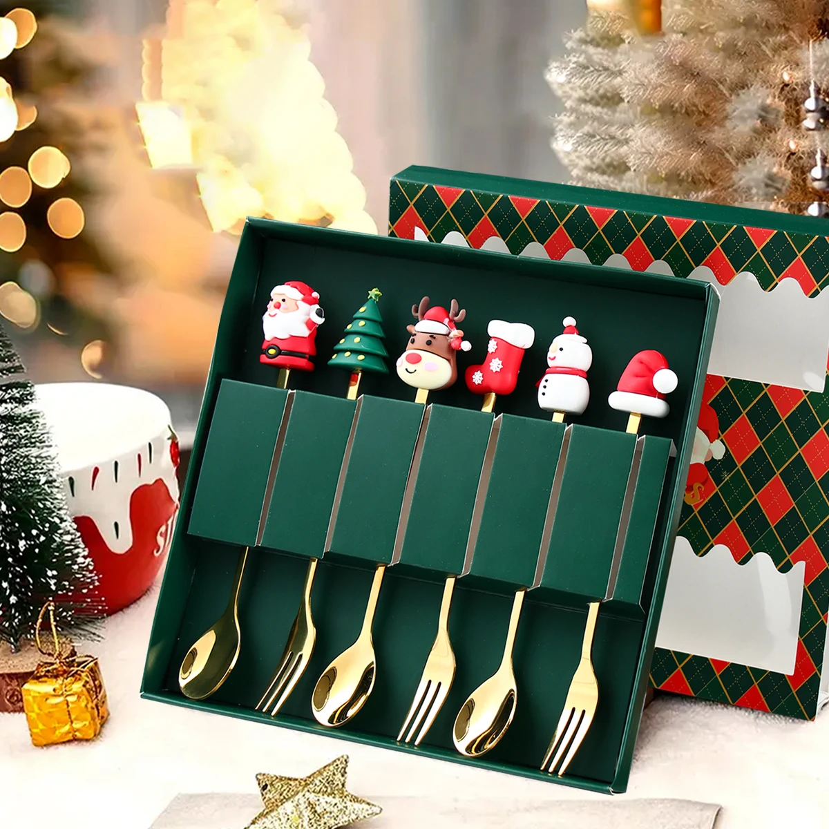 Christmas Santa Claus Golden Spoon Fork Set Merry Christmas Decor For Home 2024 Navidad Natal Noel Tree Tableware New Year 2025
Christmas Santa Claus Golden Spoon Fork Set Merry Christmas Decor For Home 2024 Navidad Natal Noel Tree Tableware New Year 2025