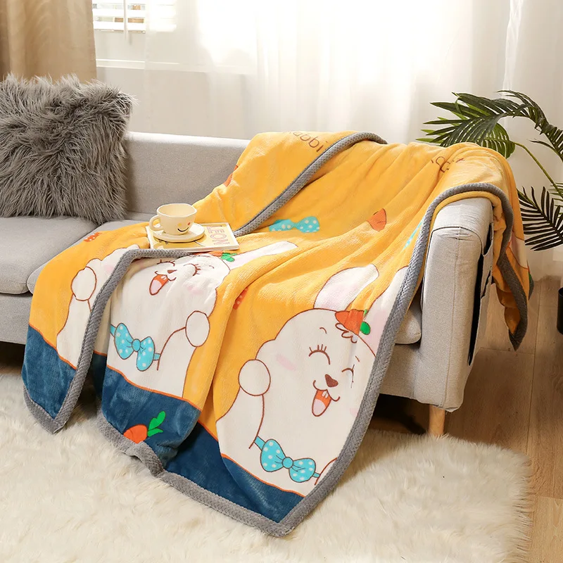Soft Cartoon Flannel Blanket for Office Skin-Friendly Air Conditioning Blanket for Summer Autumn Single Double Size Bed Sheet
Soft Cartoon Flannel Blanket for Office Skin-Friendly Air Conditioning Blanket for Summer Autumn Single Double Size Bed Sheet