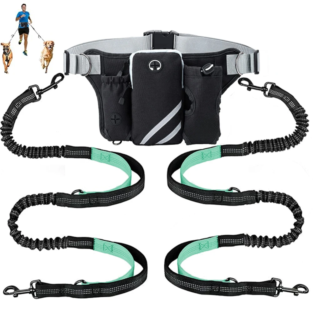 2026 Hands Free Dog Leash For 2 Dogs With Water Poop Bag Holder Cell Phone Pouch Reflective Elastic Extendable Dog Leash Waist
2026 Hands Free Dog Leash For 2 Dogs With Water Poop Bag Holder Cell Phone Pouch Reflective Elastic Extendable Dog Leash Waist