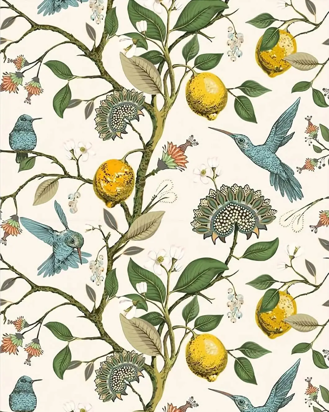 Blue Bird Self Adhesive Wallpaper Fresh Lemon Tree Peel and Stick Wallpaper Removable Waterproof Prepasted Contact Paper Wall Mu
Blue Bird Self Adhesive Wallpaper Fresh Lemon Tree Peel and Stick Wallpaper Removable Waterproof Prepasted Contact Paper Wall Mu