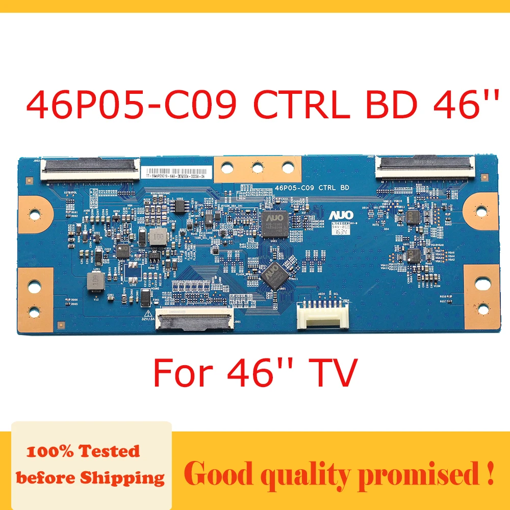 46P05-C09 CTRL BD 46'' T-CON Board Original 46P05C09 for 46 Inch TV Logic Board for 46 '' TV 46p05-c09 46'' 100% Tested
46P05-C09 CTRL BD 46'' T-CON Board Original 46P05C09 for 46 Inch TV Logic Board for 46 '' TV 46p05-c09 46'' 100% Tested