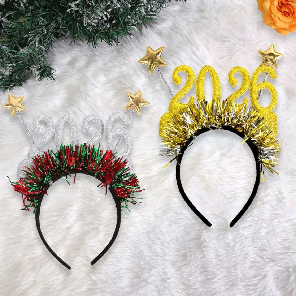 Sequin 2026 Happy New Year Headband Cute Sweet Christmas Headpiece Colorful Headwear Xmas Hair Band New Year Dress Up
Sequin 2026 Happy New Year Headband Cute Sweet Christmas Headpiece Colorful Headwear Xmas Hair Band New Year Dress Up