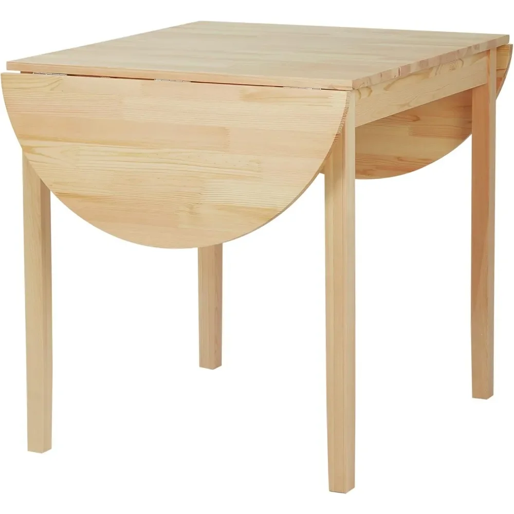 55" Solid Wood Kitchen Table, Drop Leaf Tables for Small Spaces, Folding Dining Table
55" Solid Wood Kitchen Table, Drop Leaf Tables for Small Spaces, Folding Dining Table