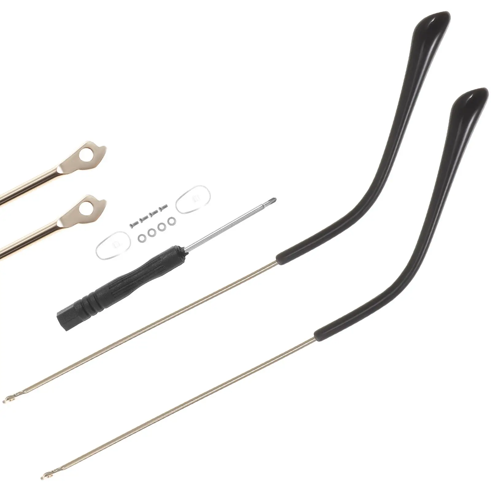 Metal Glasses Arm Legs Replacement Accessories Eyeglasses Repair Kit Universal Sunglasses Temple Golden Non slip Easy Install
Metal Glasses Arm Legs Replacement Accessories Eyeglasses Repair Kit Universal Sunglasses Temple Golden Non slip Easy Install
