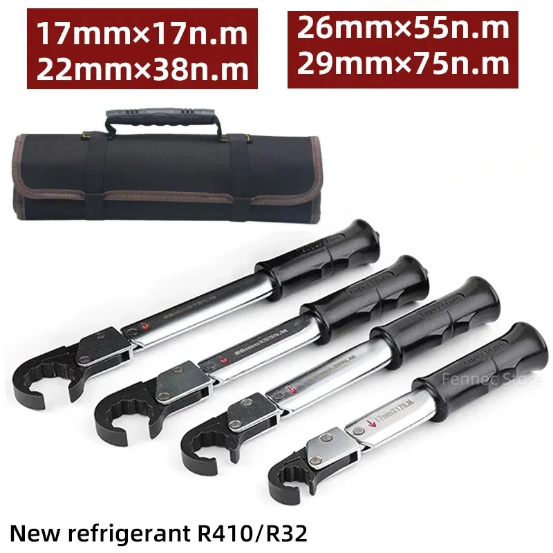 Open End Wrench Copper Cap Bell Mouth Tool ST-02L Ratchet Torque Wrench Combination High-precision Air Conditioning Repair Tool
Open End Wrench Copper Cap Bell Mouth Tool ST-02L Ratchet Torque Wrench Combination High-precision Air Conditioning Repair Tool