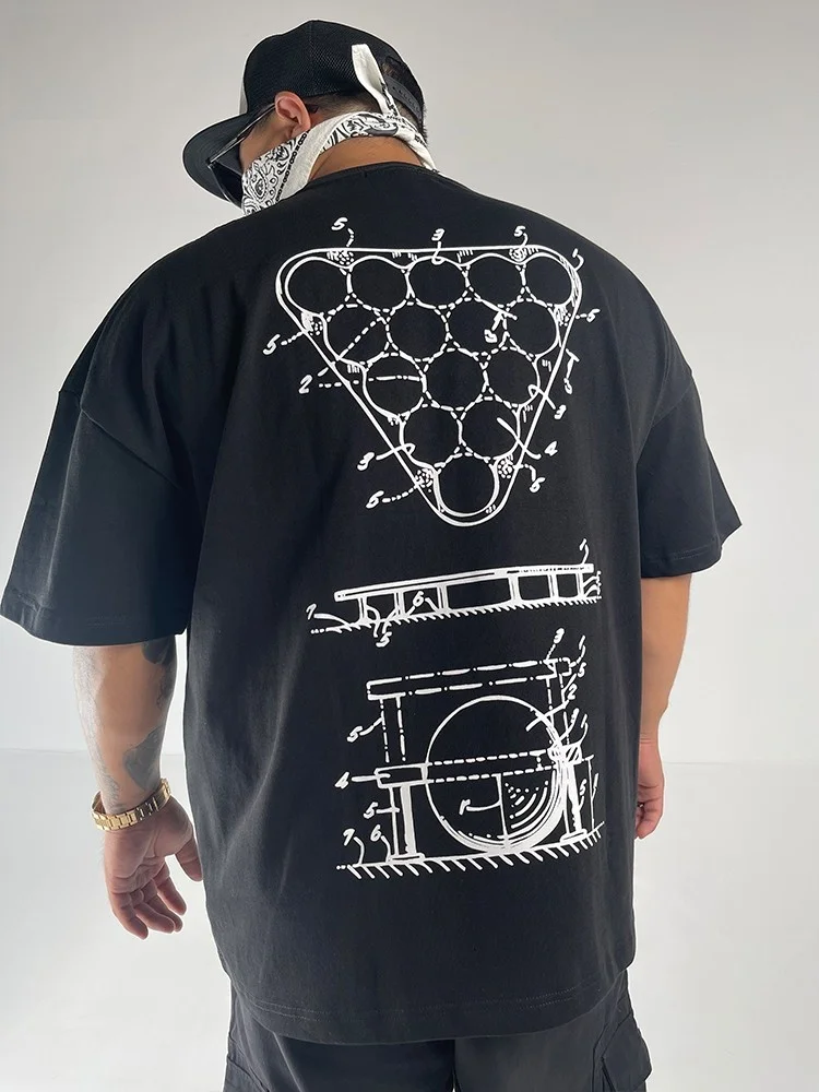 Longoni Billiard Geometry Luxury Brand Men's Short Sleeve T-Shirt Sports Trendy Black White Cotton round Neck Tee043 Summer
Longoni Billiard Geometry Luxury Brand Men's Short Sleeve T-Shirt Sports Trendy Black White Cotton round Neck Tee043 Summer
