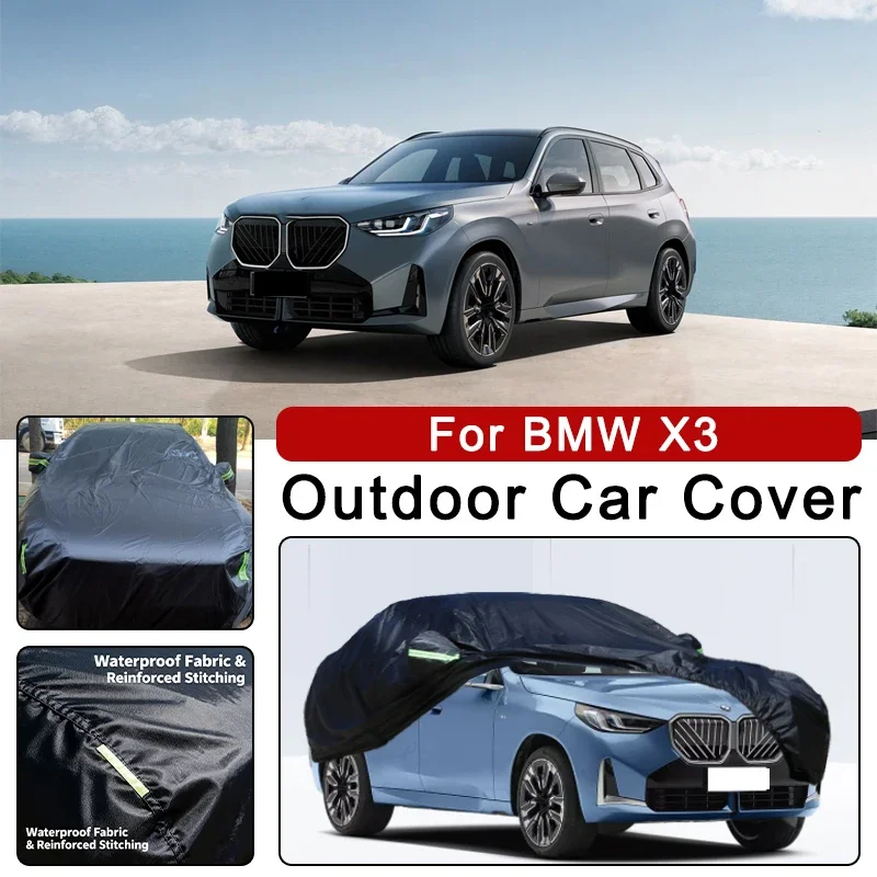 Outdoor Car Cover Waterproof Dustproof UV Sun Protection, Full Car Protector Exterior Accessories For BMW X3 E83 F25 G01 G08
Outdoor Car Cover Waterproof Dustproof UV Sun Protection, Full Car Protector Exterior Accessories For BMW X3 E83 F25 G01 G08