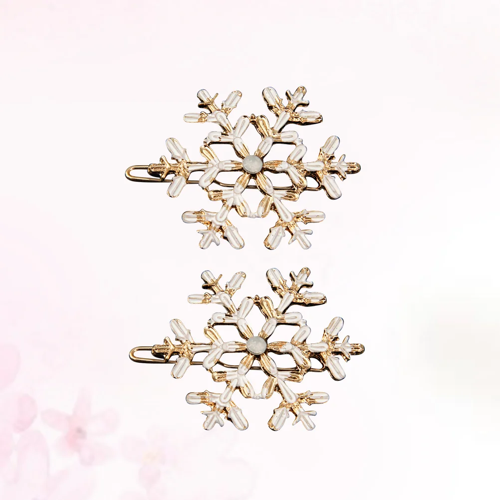 2 pcs Snowflake Hair Clips Large Crystal Rhinestones Metal Alloy Alligator Clip For Women Daily Wear Masquerade Cosplay
2 pcs Snowflake Hair Clips Large Crystal Rhinestones Metal Alloy Alligator Clip For Women Daily Wear Masquerade Cosplay