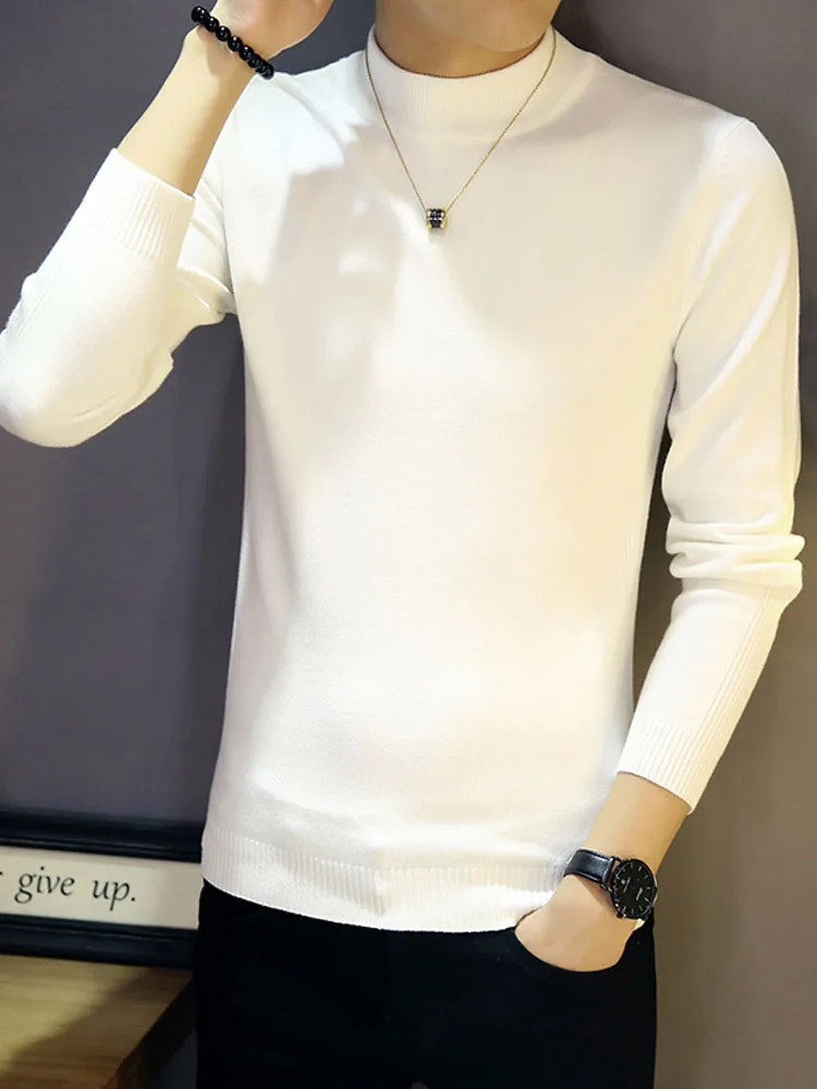 Men's Slim Fit Long Sve Knitted Sweater f High Collar Color Winter Faionable Comfortable Breathable Crew Ne
Men's Slim Fit Long Sve Knitted Sweater f High Collar Color Winter Faionable Comfortable Breathable Crew Ne