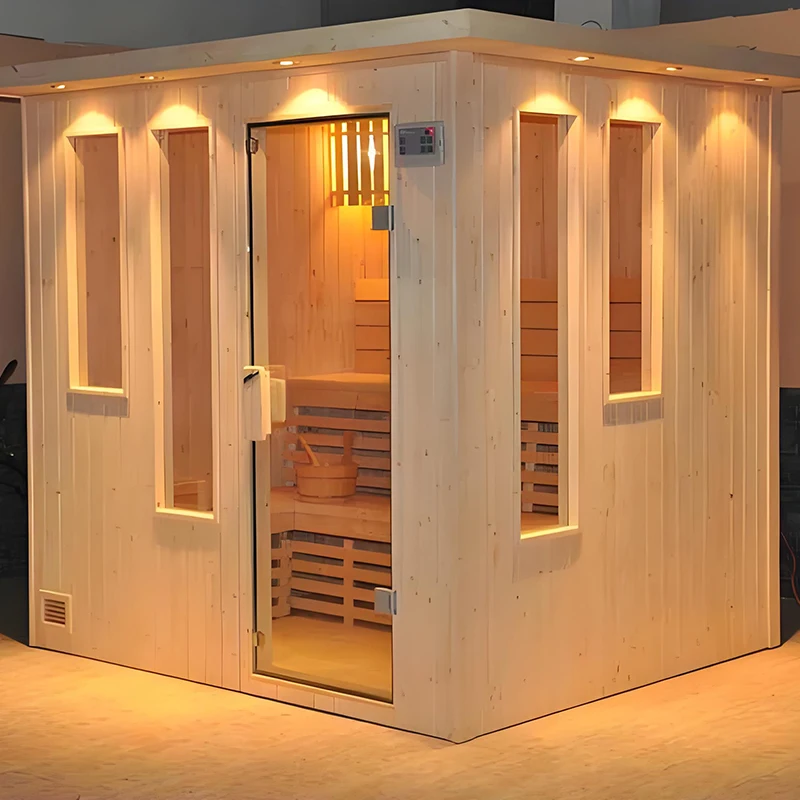 Hot Sale Home Sauna Wooden Carbon Heater Sauna Room for 2 Person
Hot Sale Home Sauna Wooden Carbon Heater Sauna Room for 2 Person