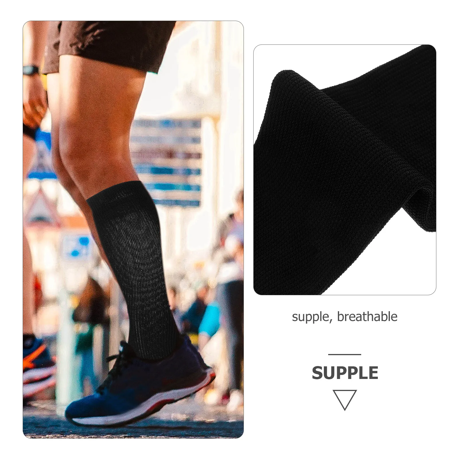 10 Pairs Compression Black L XL Unisex Elastic Calf Breathable Long Tube Sweat Absorbing Running Pressure Socks Leg Protection
10 Pairs Compression Black L XL Unisex Elastic Calf Breathable Long Tube Sweat Absorbing Running Pressure Socks Leg Protection