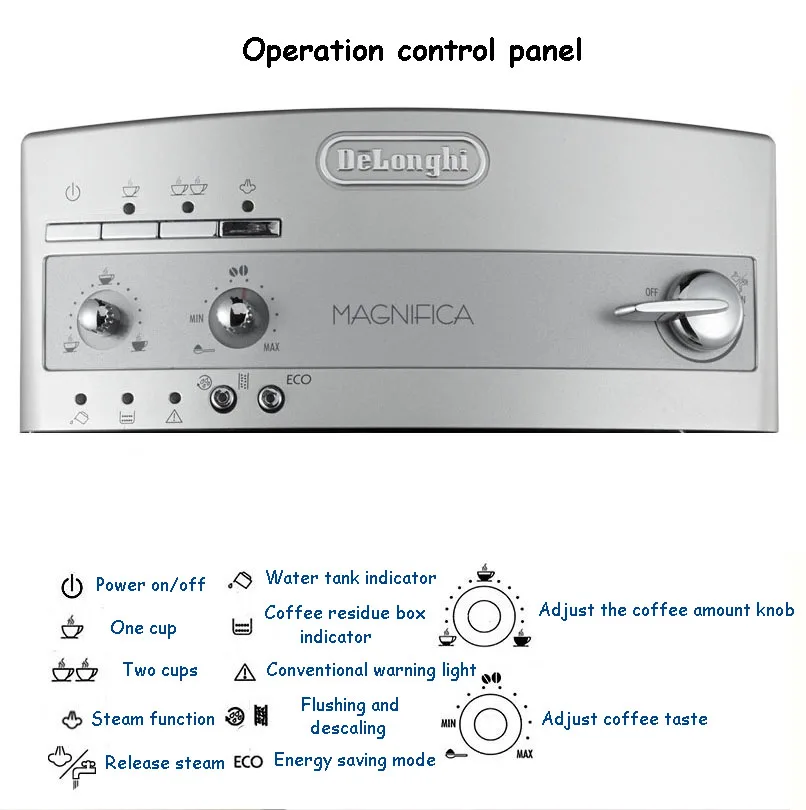 220V Household Coffee Maker Italian Coffee machine Fresh Ground Coffee Fully Automatic Coffee Machine
220V Household Coffee Maker Italian Coffee machine Fresh Ground Coffee Fully Automatic Coffee Machine