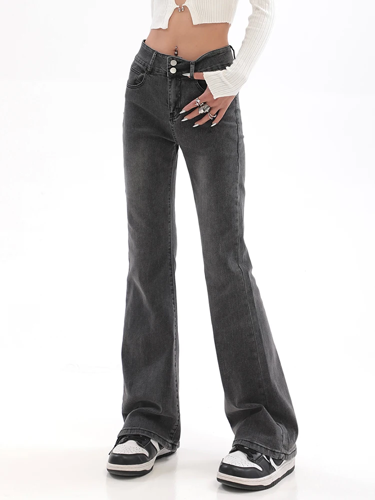 Autumn Winter Women Vintage Slim Gyaru High Waist Flare Denim Pants Abi Y2k Harajuku Bell-Bottom Long Trousers High Street Jeans
Autumn Winter Women Vintage Slim Gyaru High Waist Flare Denim Pants Abi Y2k Harajuku Bell-Bottom Long Trousers High Street Jeans