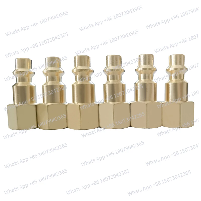 1PCS U20PF NPT 1/4" American Brass Air Compressor Pneumatic Tool Quick Plug Quick Connector.
1PCS U20PF NPT 1/4" American Brass Air Compressor Pneumatic Tool Quick Plug Quick Connector.