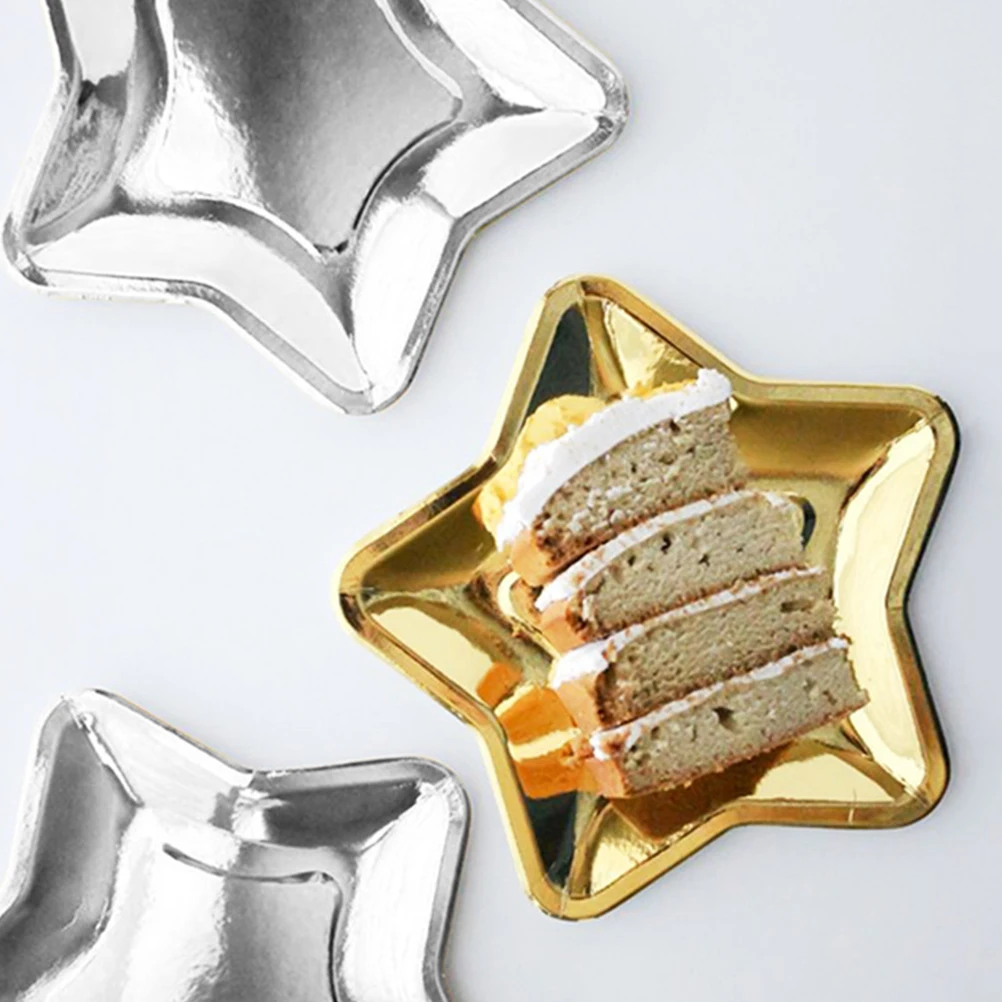 20 Pcs Five-pointed Star Paper Plate Plates Party Disposable Birthday Tableware for Tray
20 Pcs Five-pointed Star Paper Plate Plates Party Disposable Birthday Tableware for Tray