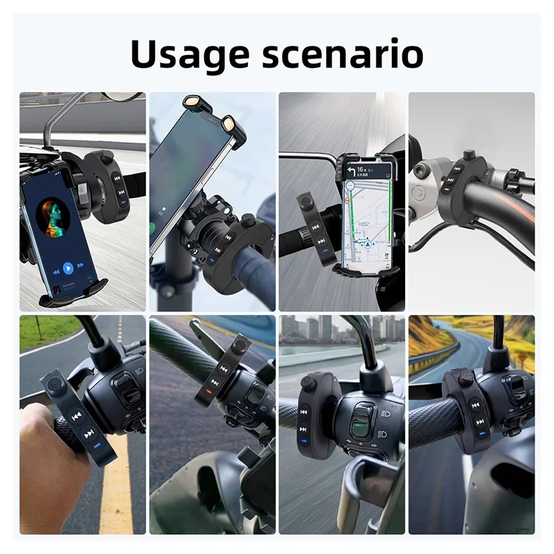 Classic-Waterproof Bluetooth Media Controller For Motorcycle Handlebar, Wireless Remote For Bikes
Classic-Waterproof Bluetooth Media Controller For Motorcycle Handlebar, Wireless Remote For Bikes