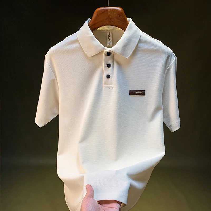 Summer Short sleeved Polo Shirt for Men 2025 New Large Simple T-shirt Top Versatile Casual Men's Clothing
Summer Short sleeved Polo Shirt for Men 2025 New Large Simple T-shirt Top Versatile Casual Men's Clothing