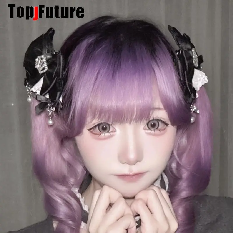 Women Y2K Handmade Japanese Style Crown Skirt Lace Hair Clips For Double Ponytails Sweet Subculture Cute Gothic Bow Hairpin
Women Y2K Handmade Japanese Style Crown Skirt Lace Hair Clips For Double Ponytails Sweet Subculture Cute Gothic Bow Hairpin