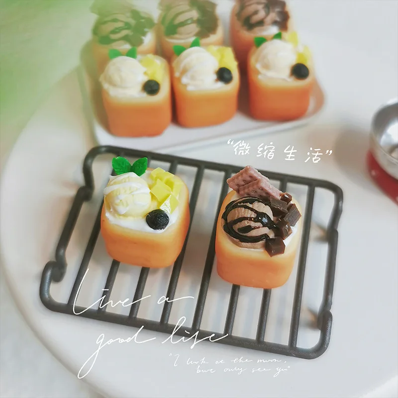 1:12 Miniature Dessert Models Doll House Accessories Mini Ice Cream Toast Dessert Toys Dessert House Scene Photography Props
1:12 Miniature Dessert Models Doll House Accessories Mini Ice Cream Toast Dessert Toys Dessert House Scene Photography Props
