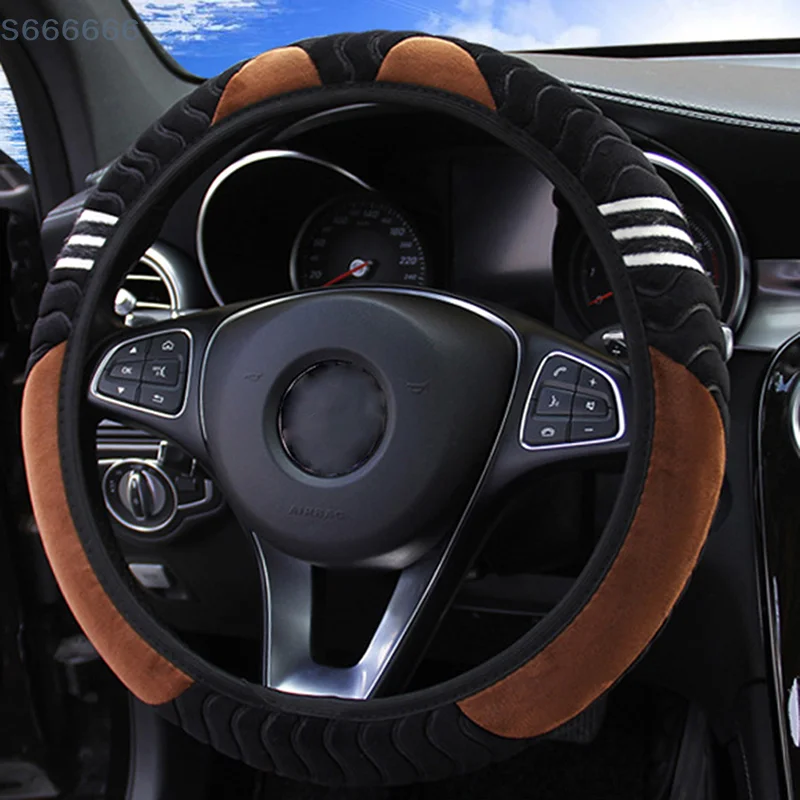 38cm Elastic Warm Anti-slip Wheel Cover Car Styling Car Accessories for Women 15" Car Steering Wheel Cover Plush Little Monster
38cm Elastic Warm Anti-slip Wheel Cover Car Styling Car Accessories for Women 15" Car Steering Wheel Cover Plush Little Monster