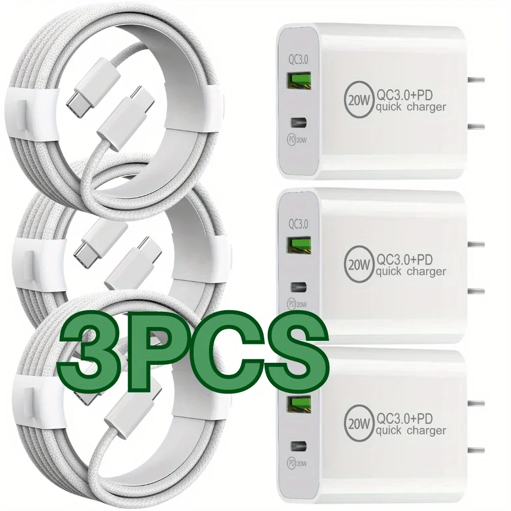 Оптовая продажа: 3 шт. зарядных устройств PD для iPhone 15 Pro Max и Samsung, кабель USB-C на USB-C (комплект)
Оптовая продажа: 3 шт. зарядных устройств PD для iPhone 15 Pro Max и Samsung, кабель USB-C на USB-C (комплект)